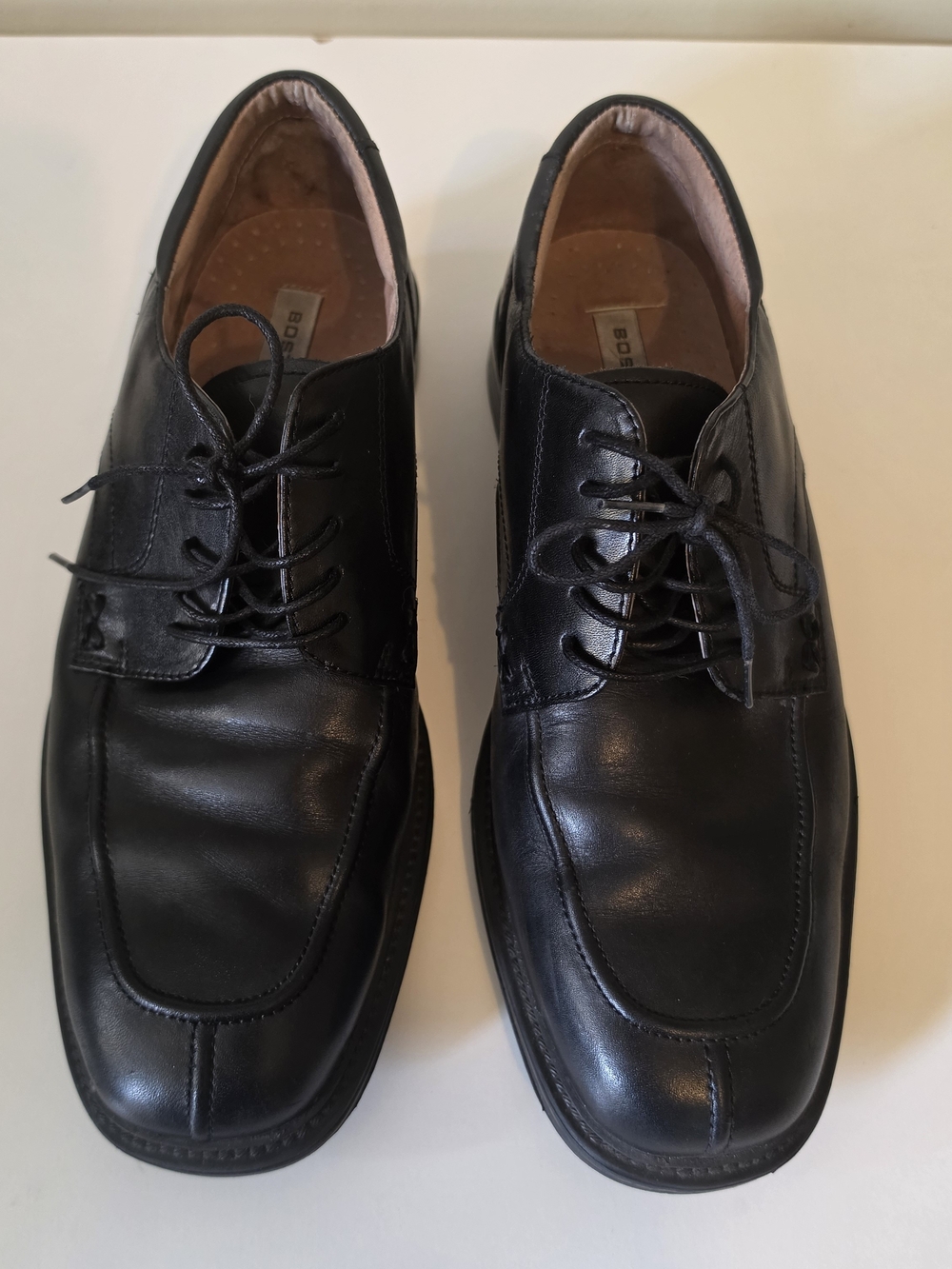 Bostonian Men's Black Leather Lace-Up Dress Shoes 9.5